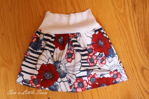 French Terry Skirt Tutorial - Sew a Little Seam