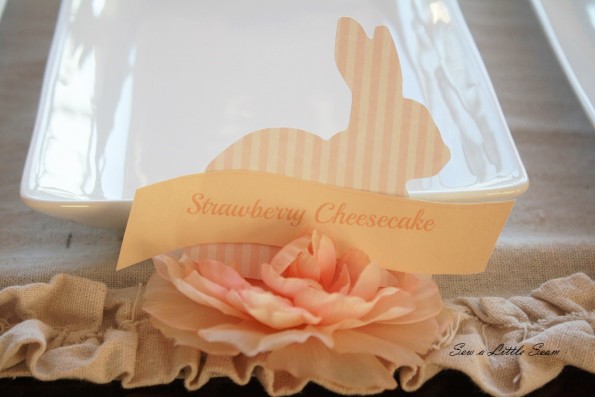 sewalittleseam.com, Bunny Placecards