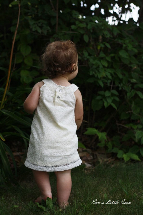 sewalittleseam.com Lace Toddler Dress