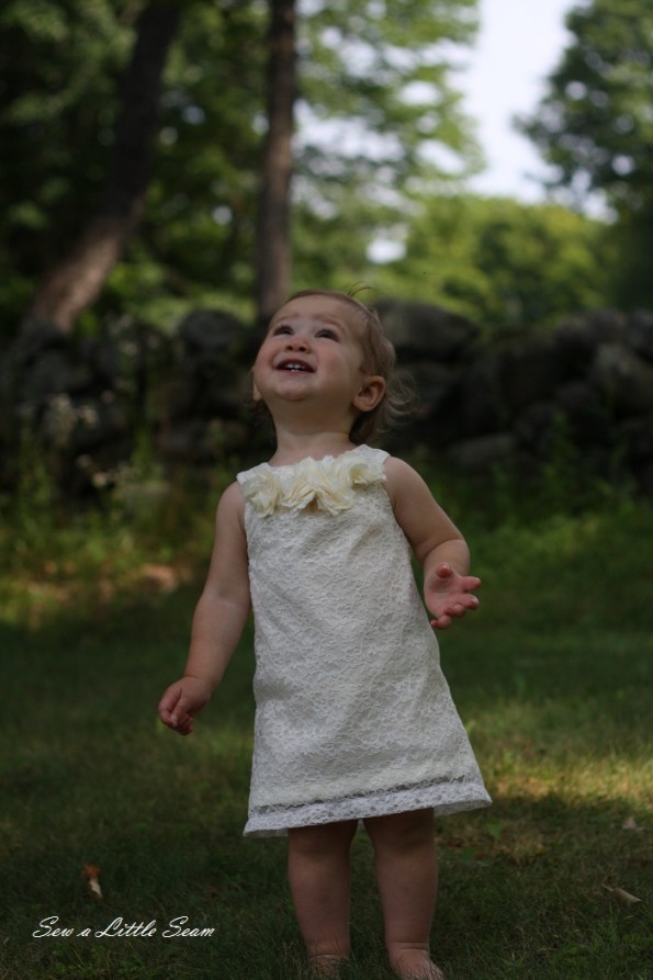 sewalittleseam.com Lace Toddler Dress