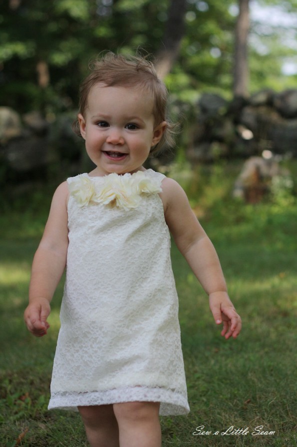 sewalittleseam.com Lace Toddler Dress