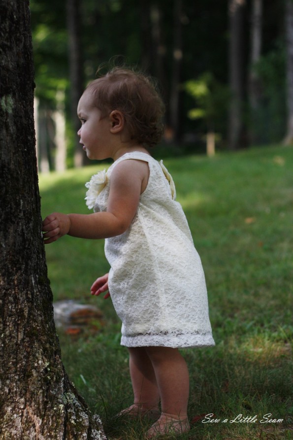 sewalittleseam.com Lace Toddler Dress