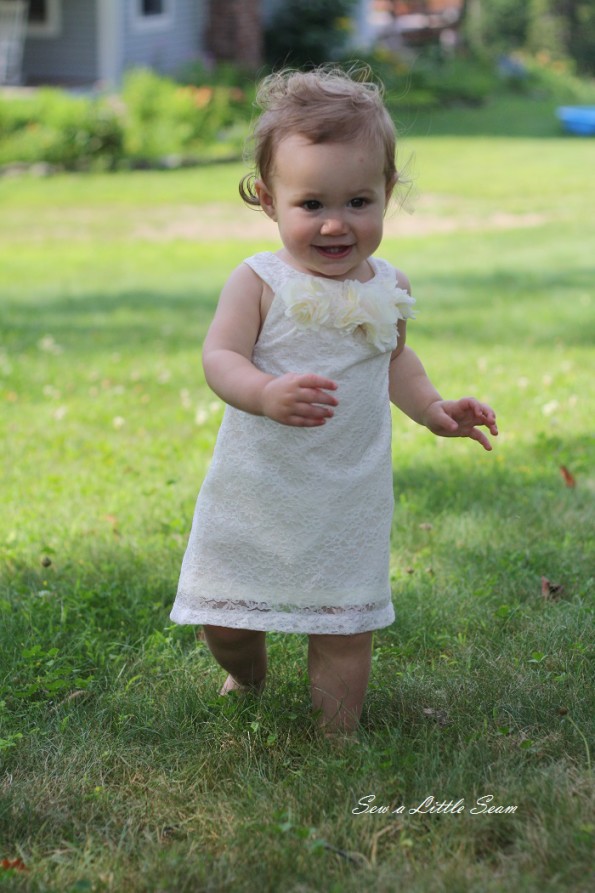 sewalittleseam.com Lace Toddler Dress