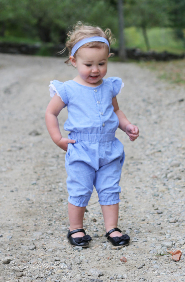 Chambray Romper