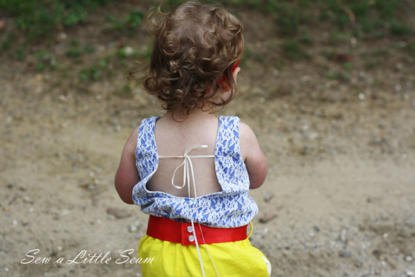 Snow White Romper