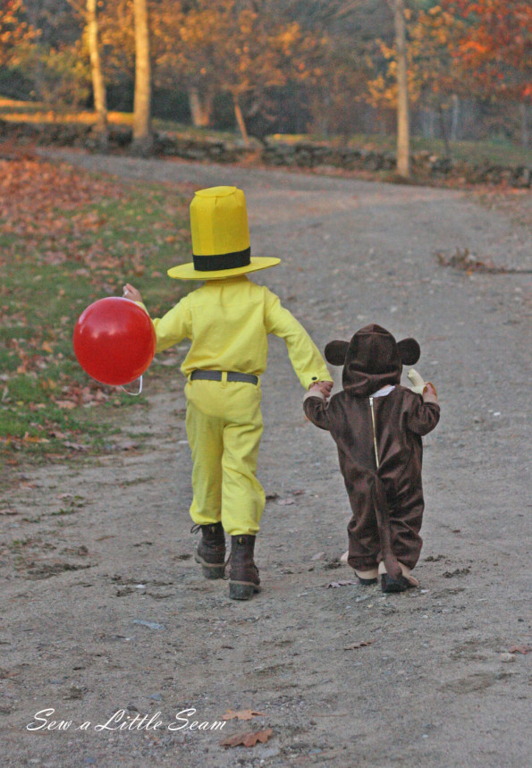 Curious George and the Man With the Yellow Hat Costume