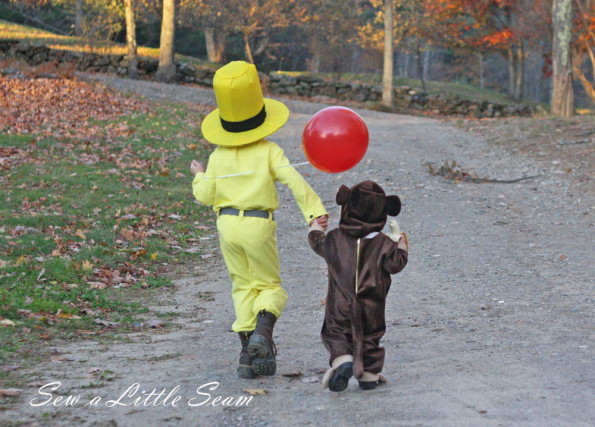 Curious George and the Man With the Yellow Hat Costume