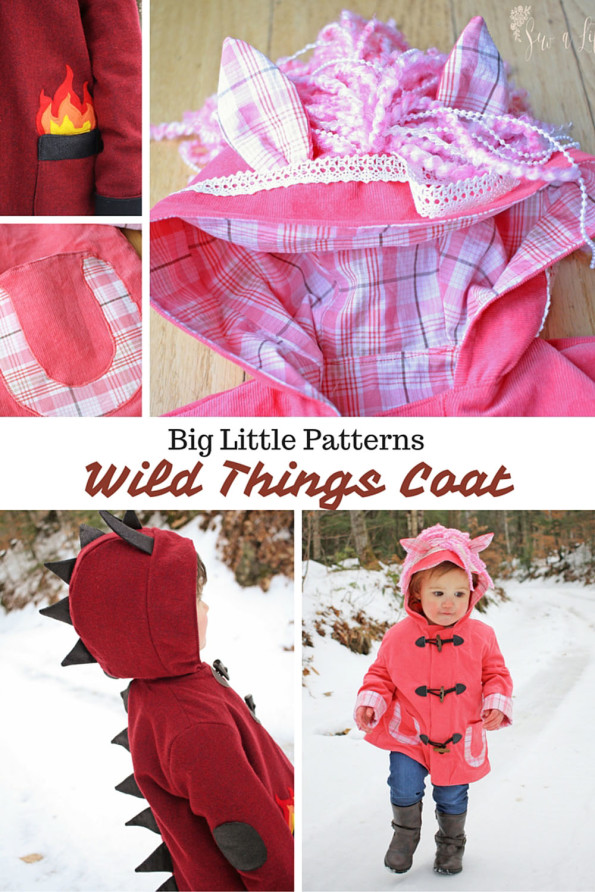 Wild Things Coat Pattern from Big Little Patterns