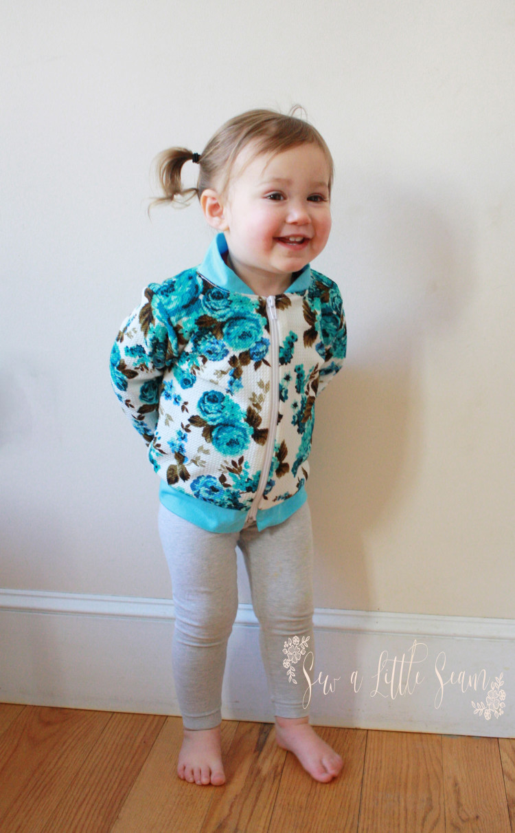 Floral Bomber Jacket: Tutorial and Free Pattern - Sew a Little Seam