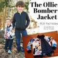 Ollie Bomber Jacket PDF Pattern