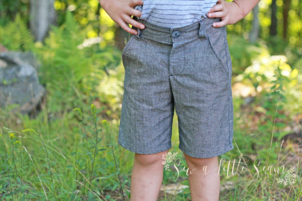 The Linden Shorts & Skirt Pattern is loaded with options perfect for both boys and girls.There are two short lengths; long is designed to hit at the knee, while the short version hits just above mid thigh. The pattern also comes with a skirt option that hits just above the knee. All versions come with multiple hem finishes, three front pocket and four back pocket options, an optional back yoke, and three waistband choices. You can create so many different looks with just one pattern!