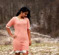 Constance Dress and Elbow Length Sleeves