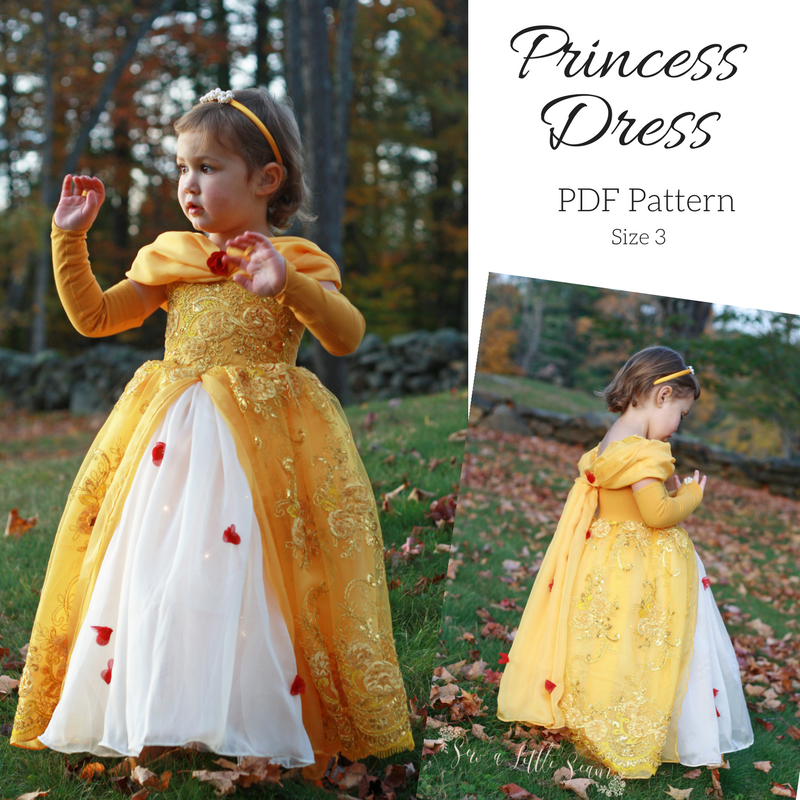 43+ Designs Sewing Pattern For Princess Dress - MarshaNaiomi