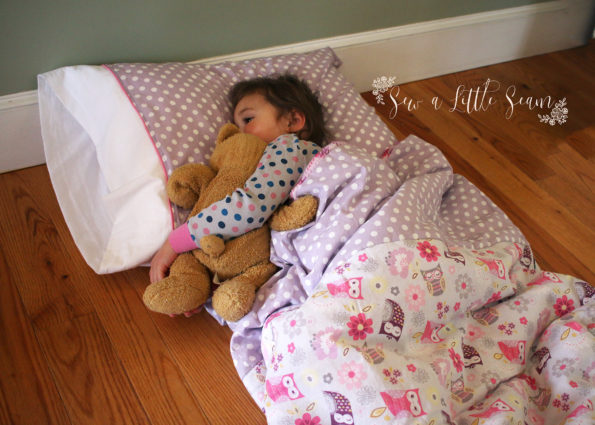 Sleeping Bag Sewing Tutorial from Sew a Little Seam