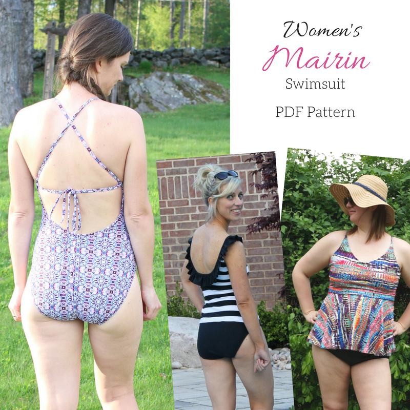 Women's Mairin Swimsuit PDF Pattern - Sew a Little Seam
