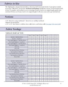 Children's Nightingale 3mo-12yr PDF Pattern - Sew a Little Seam